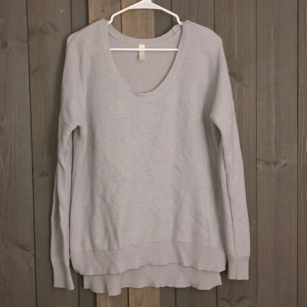 Gray sweater